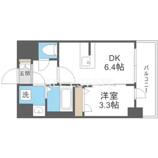JMFレジデンス都島【2階】の間取り