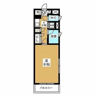アンピールメゾン九大前【2階】の間取り