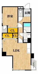 アルボール西道頓堀【3階】の間取り