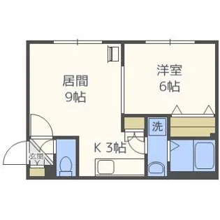 ENCHAN-THE(アンシャンテ)【1階】の間取り