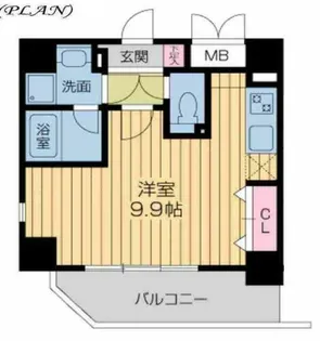 クレグラン北梅田【4階】の間取り