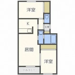 カーサグランデ【2階】の間取り