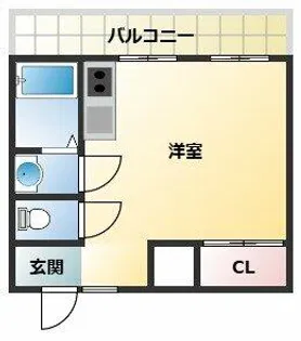 光和ハイツ【2階】の間取り