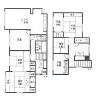 兵庫県姫路市香寺町溝口【一戸建】の間取り