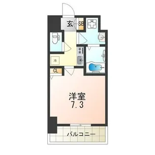 大阪府大阪市西淀川区姫里2丁目【マンション】の間取り