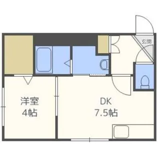 ブランノワール煌【5階】の間取り