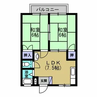 グリーンハイツ【101号室】の間取り