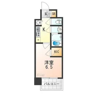 1Kの間取り画像