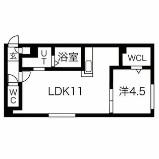 ララコム澄川【2階】の間取り
