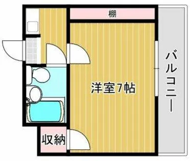 グロースコート東住吉【303号室】の間取り