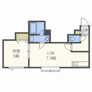 パラ・シェンプレN45【106号室】の間取り