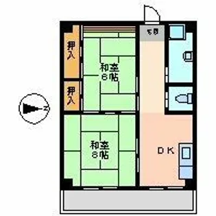 ミヅホビル【4階】の間取り