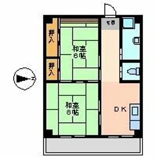 ミヅホビル【4階】の間取り