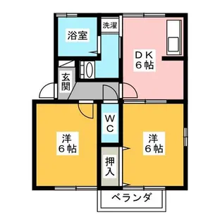 サニーハウス丸山【2階】の間取り