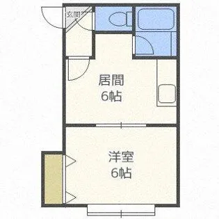 メゾンルピナス【101号室】の間取り