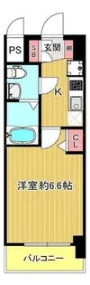 ワールドアイ阿波座WEST【9階】の間取り