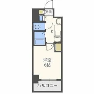 プレサンス天神橋ディオレ【3階】の間取り
