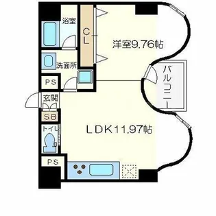 ZEUS α【7階】の間取り