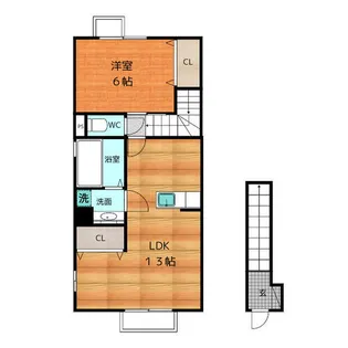 メゾン ヒマワリ【2階】の間取り