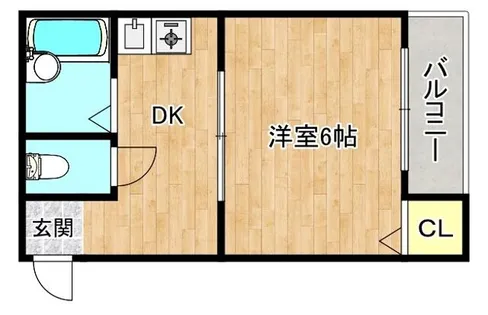 大阪府大阪市旭区太子橋3丁目【マンション】の間取り