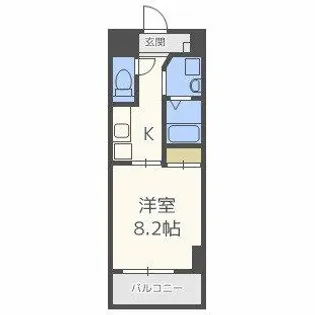 ドゥーエ本庄【8階】の間取り