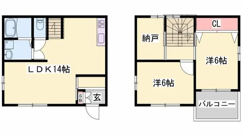 兵庫県姫路市御立西5丁目【一戸建】の間取り