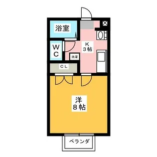 ラビルース【1階】の間取り