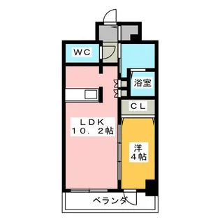 アドバンス名古屋モクシー【13階】の間取り