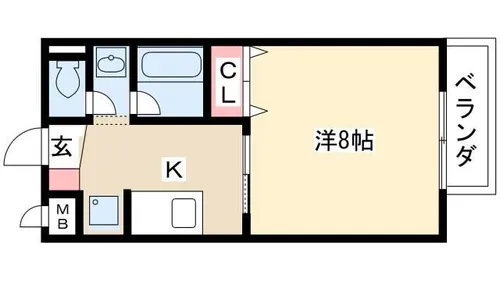 Maison Excel高道【2階】の間取り
