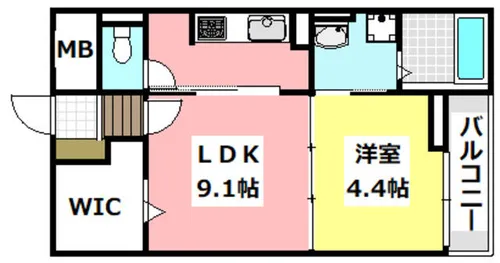 グランシャリオ【1階】の間取り