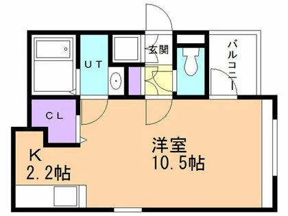 バルティゴ【201号室】の間取り
