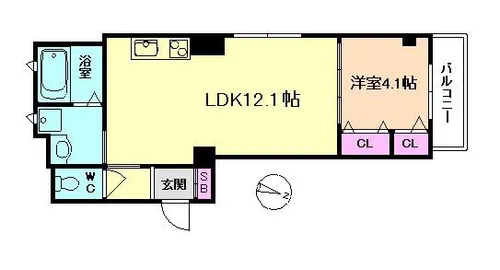 Verbena【2階】の間取り