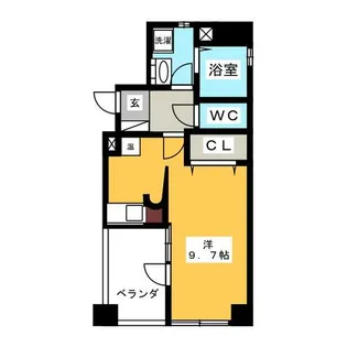 アーバンポイント新栄【6階】の間取り