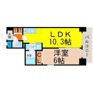 MIZUHO FUJI-HIRO BLD(ミズホフジヒロビル)【4階】の間取り