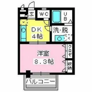 コーポT.N.F【203号室】の間取り