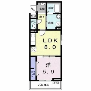 レオーネ【3階】の間取り