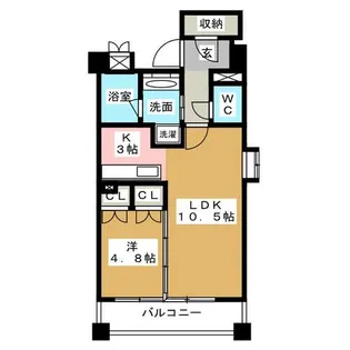 プライムメゾン東桜【14階】の間取り