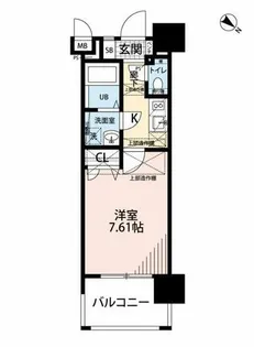 サヴォイ ル・パシフィーク【2階】の間取り