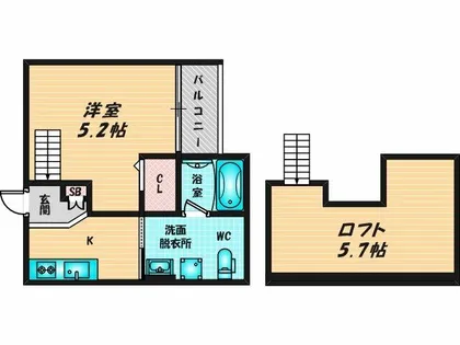 allure【1階】の間取り