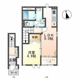 アメニティ100【2階】の間取り