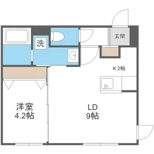 GRANDUKE永山公園通【1階】の間取り