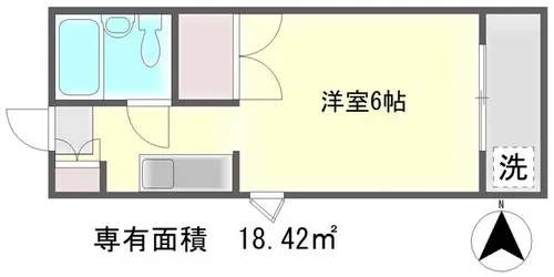 ハイツわかば【3階】の間取り