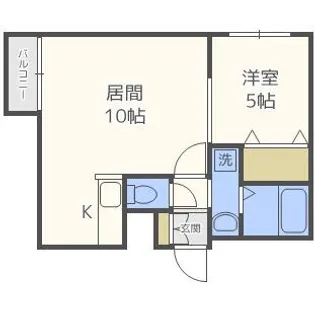 ノースポイント発寒【4階】の間取り
