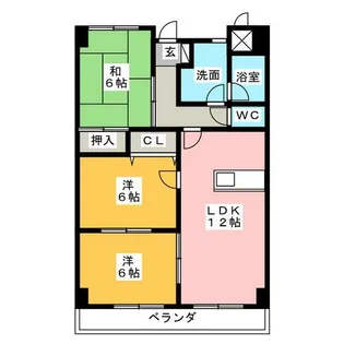 グレイス【4階】の間取り