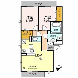 Sunveil・K【1階】の間取り