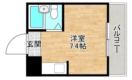 メルヘン新今里【5階】の間取り