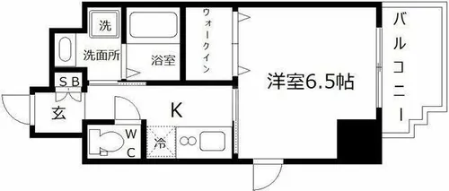 アール大阪グランデ【5階】の間取り
