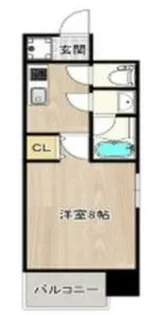 インプルーブ四天王寺【6階】の間取り