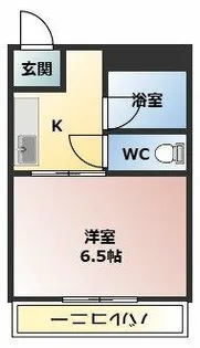 サンコーポ八幡【2階】の間取り