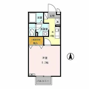 レオ壱番館【201号室】の間取り